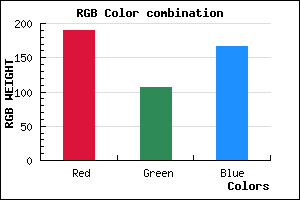 rgb background color #BE6AA6 mixer