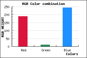 rgb background color #BE0BF5 mixer