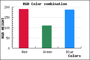 rgb background color #BE6EBB mixer
