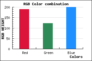 rgb background color #BE7AC8 mixer