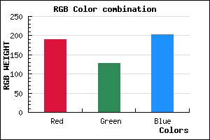 rgb background color #BE7FCB mixer