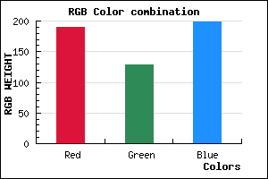 rgb background color #BE81C7 mixer