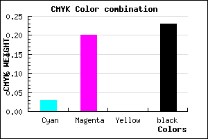 #BE9CC4 color CMYK mixer