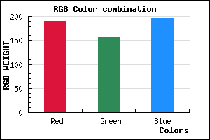 rgb background color #BE9CC4 mixer