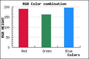 rgb background color #BEA2C4 mixer