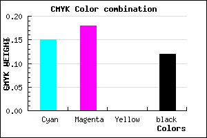 #BEB8E0 color CMYK mixer