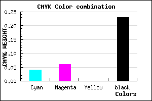 #BEB9C5 color CMYK mixer