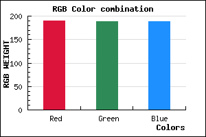rgb background color #BEBCBC mixer