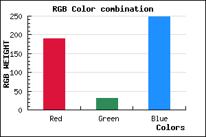 rgb background color #BE1FF9 mixer
