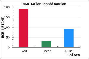 rgb background color #BE1F5B mixer