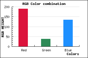 rgb background color #BE2687 mixer
