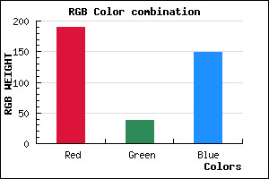 rgb background color #BE2695 mixer