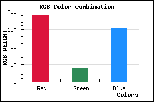 rgb background color #BE2699 mixer
