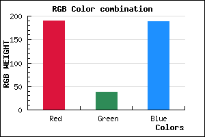 rgb background color #BE26BC mixer