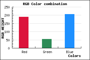 rgb background color #BE36CE mixer