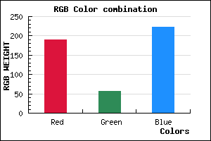 rgb background color #BE39DF mixer