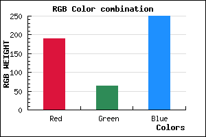 rgb background color #BE3FFA mixer