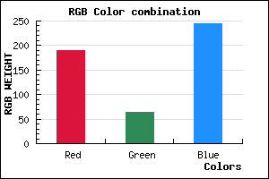 rgb background color #BE40F5 mixer