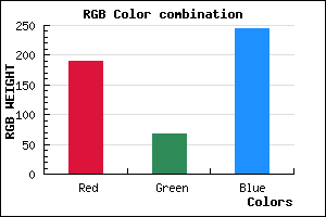 rgb background color #BE43F5 mixer