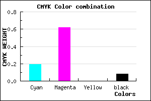 #BE58EA color CMYK mixer