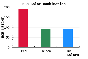 rgb background color #BE5B5B mixer