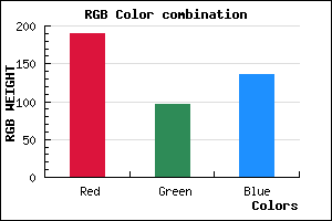 rgb background color #BE6088 mixer