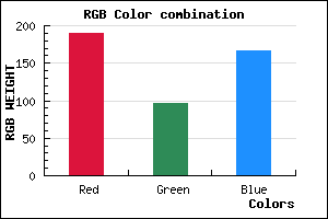 rgb background color #BE61A6 mixer