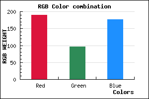 rgb background color #BE61B1 mixer