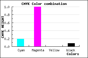#BF00EB color CMYK mixer