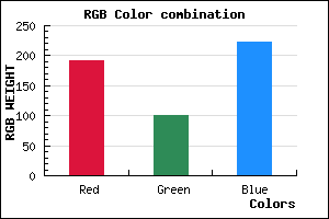 rgb background color #BF64DE mixer