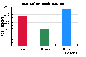 rgb background color #BF6CE7 mixer