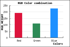 rgb background color #BF6DE3 mixer