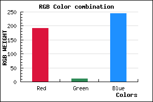 rgb background color #BF0BF5 mixer