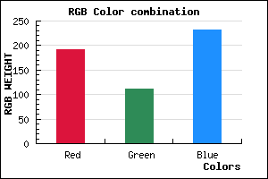 rgb background color #BF6FE7 mixer