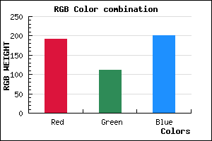 rgb background color #BF70C9 mixer