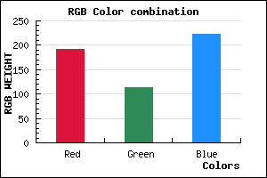 rgb background color #BF71DF mixer