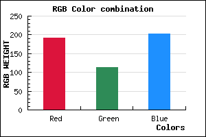 rgb background color #BF72CB mixer