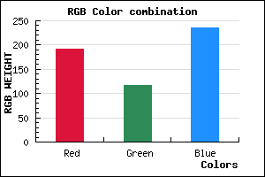 rgb background color #BF74EC mixer