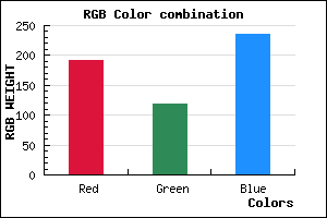 rgb background color #BF76EC mixer