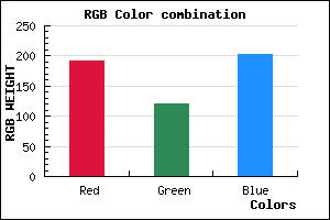 rgb background color #BF78CA mixer