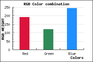 rgb background color #BF78F5 mixer