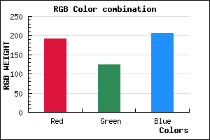 rgb background color #BF7CCE mixer