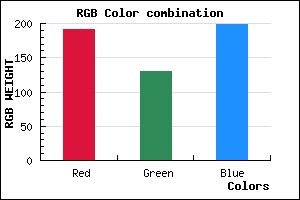 rgb background color #BF82C6 mixer