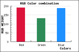 rgb background color #BF83BC mixer