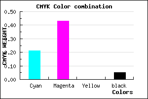 #BF89F1 color CMYK mixer