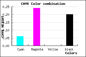 #BF9BCB color CMYK mixer