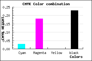 #BFA1C5 color CMYK mixer
