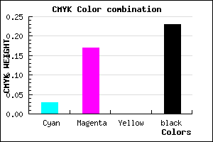 #BFA2C4 color CMYK mixer