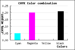 #BFA2CA color CMYK mixer