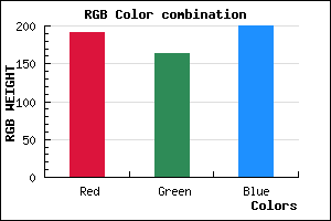 rgb background color #BFA4C8 mixer